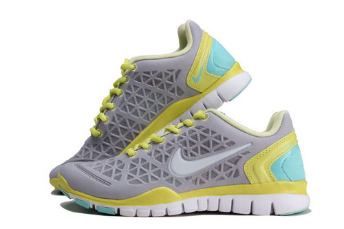 Nike Free Tr Womens Light Grey Yellow Jade Australia